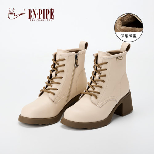 百年烟斗2025巨好看马丁靴加绒女