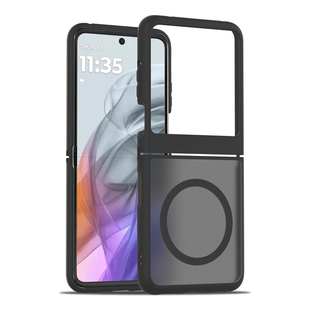 60上下折叠肤感磁吸手机壳 适用MOTO RAZR 60ultra高档一体防摔手机壳 razr50ultra