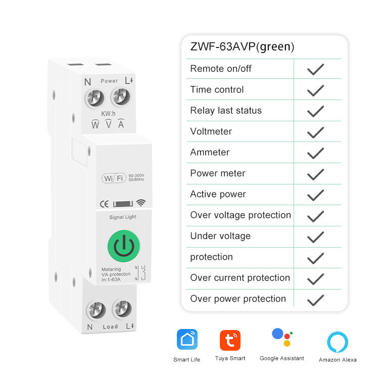 涂鸦智能Wifi断路器 带计量手机远程控制定时开关APP涂鸦职能软件