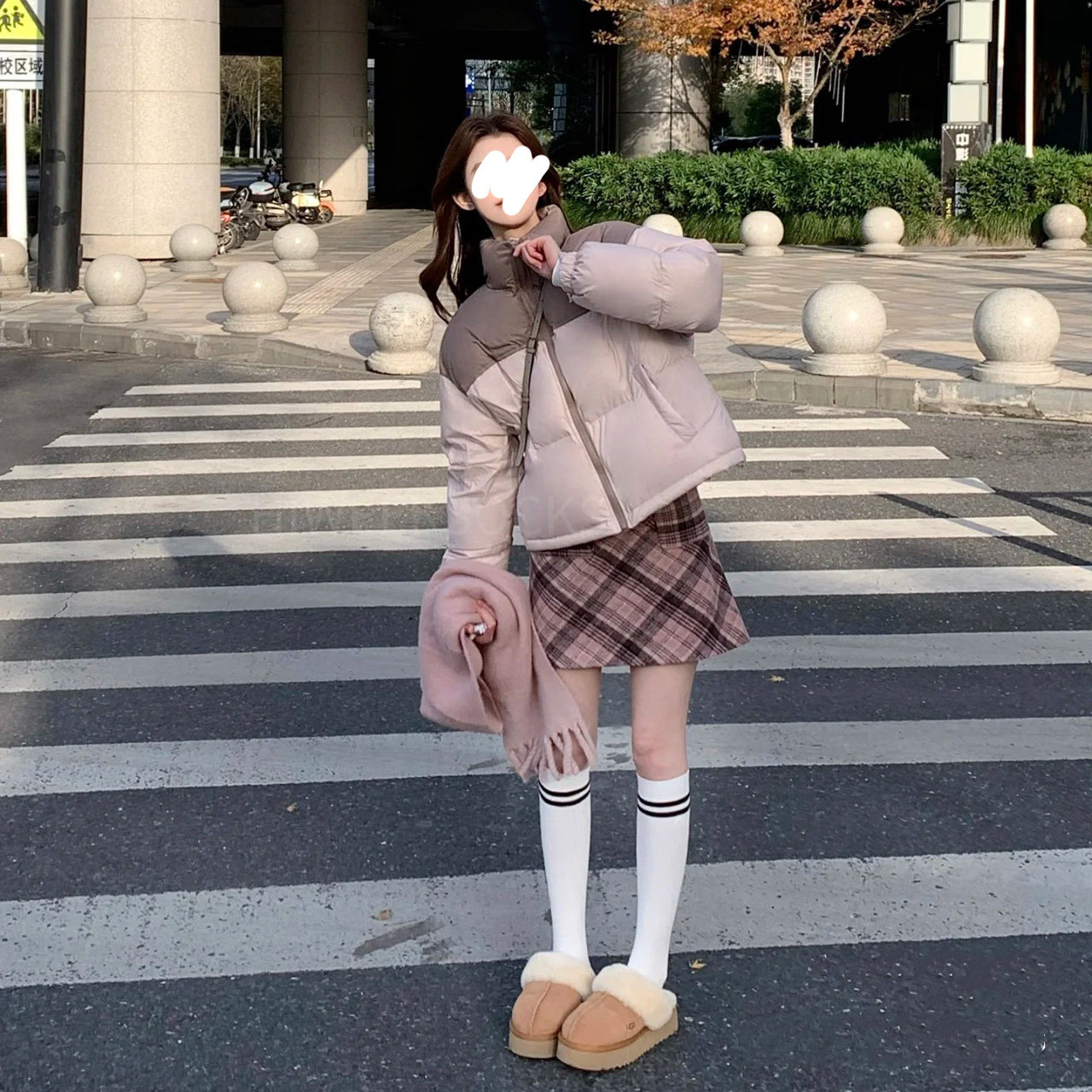 日系韩版运动风小腿袜条纹中筒学院风少女棉袜堆堆袜棒球袜长筒袜