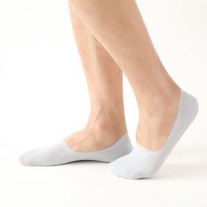 夏天透气超薄男士船袜