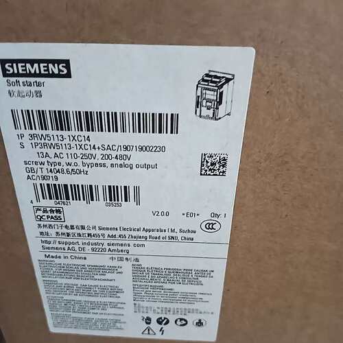 议价-西门子软启动器3RW5113-1XC14，-可维修