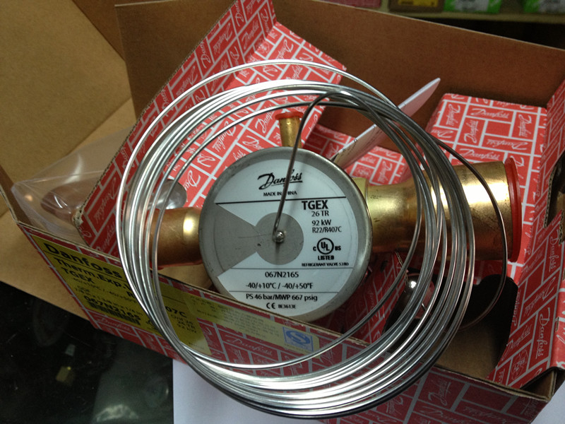 Danfoss 丹佛斯热力膨胀阀 TGEX26TR 92KW膨胀阀 067N2165