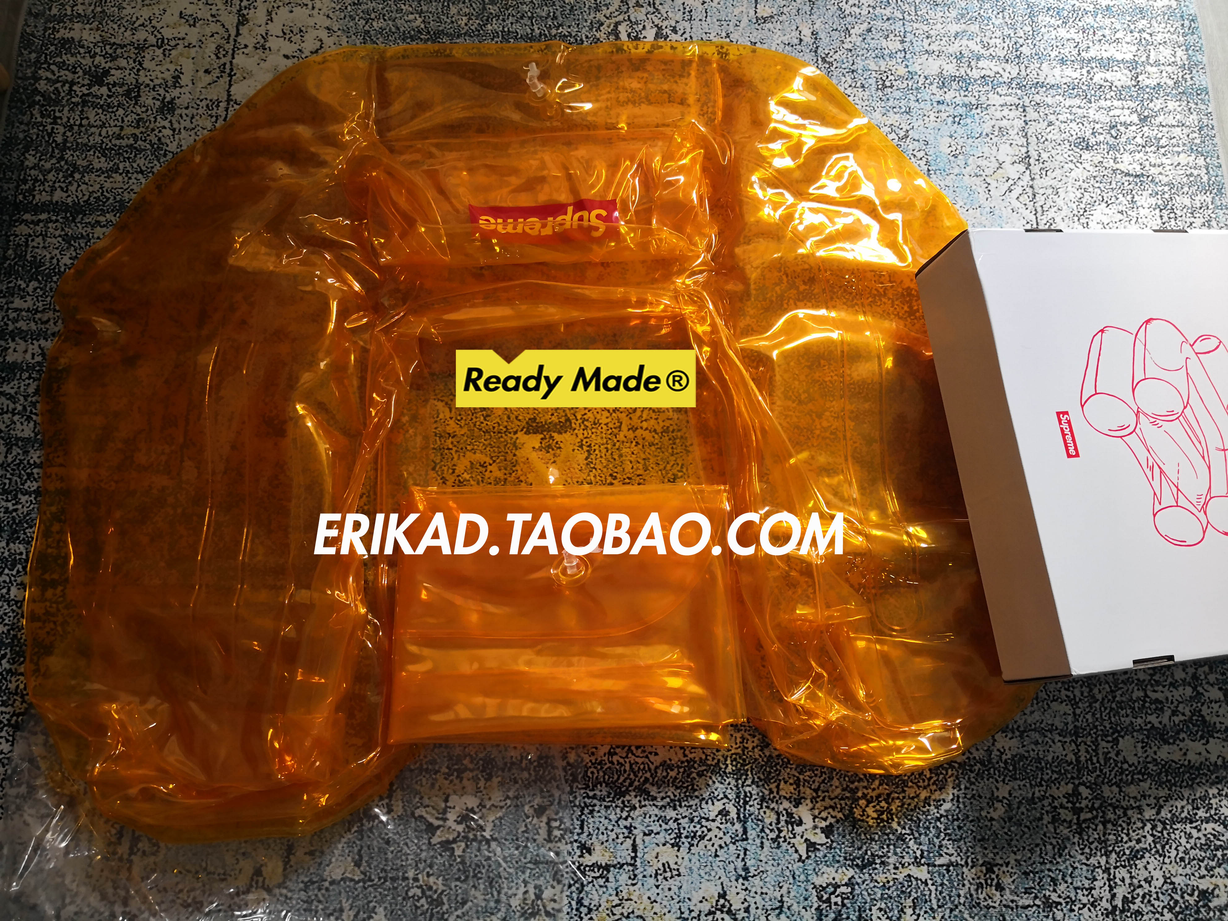 Supreme 18FW inflatable chair tnr 充气床 充气沙发|msdalam kategori sukan/Yoga/kecergasan/bekalan peminat, berenang, peralatan renang, sofa kembung - dari Buy2taobao.com untuk memberikan perkhidmatan ejen Taobao profesional membeli