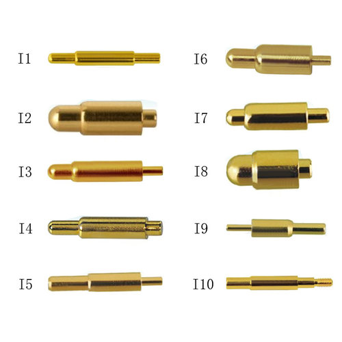 大电流弹簧顶针铜针触点电解