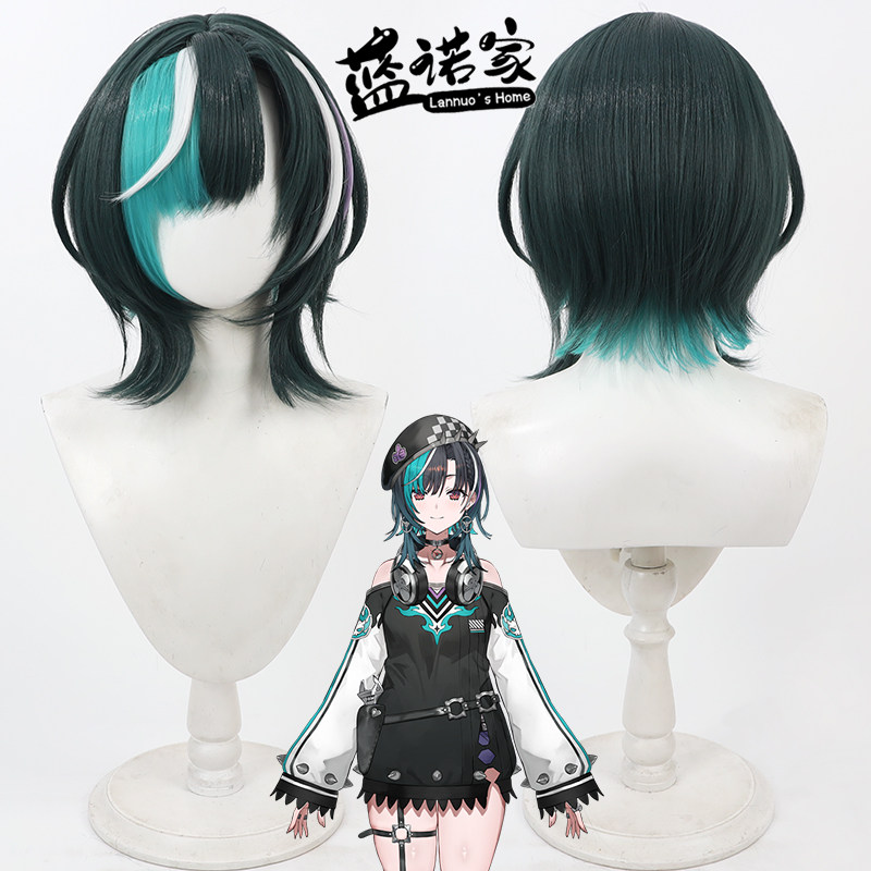 【蓝诺家】hololive DEV_IS虚拟VTuber主播 轮堂千速cos假发