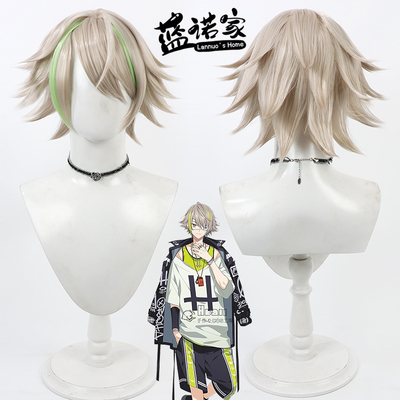 蓝诺家18TRIP白光琉衣cos假发