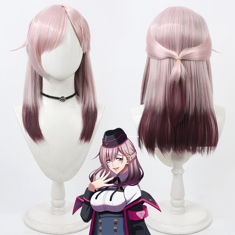 thumbnail for [Lan Nuojia] hypnotic microphone evil answer to the courtyard of the cos wig artificial scalp two-color gradient