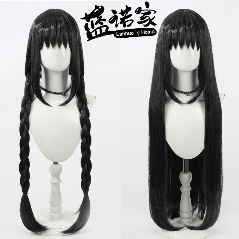 【蓝诺家】魔法少女小圆 晓美焰cos假发 晓美炎Akemi Homura头皮