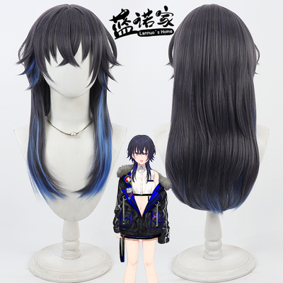 【蓝诺家】虚拟VTuber主播 一之濑丽cos假发 仿真头皮 整体挑染