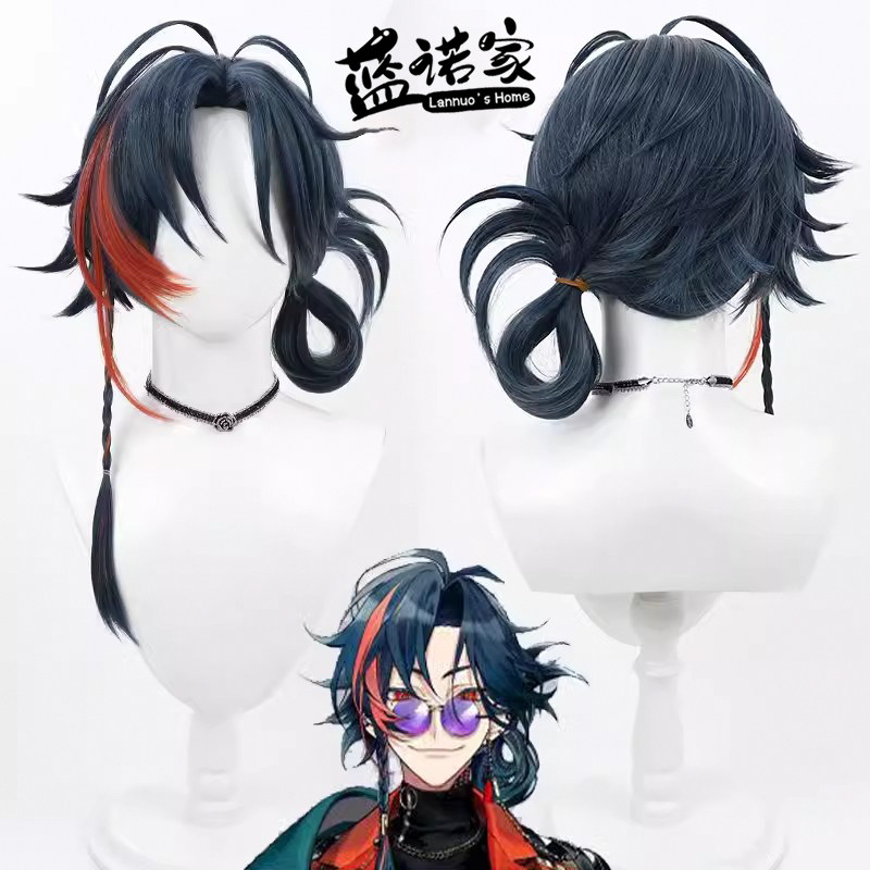 NIJISANJI新人魁星cos假发图片