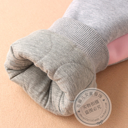 女童冬季棉裤外穿夹棉保暖裤子