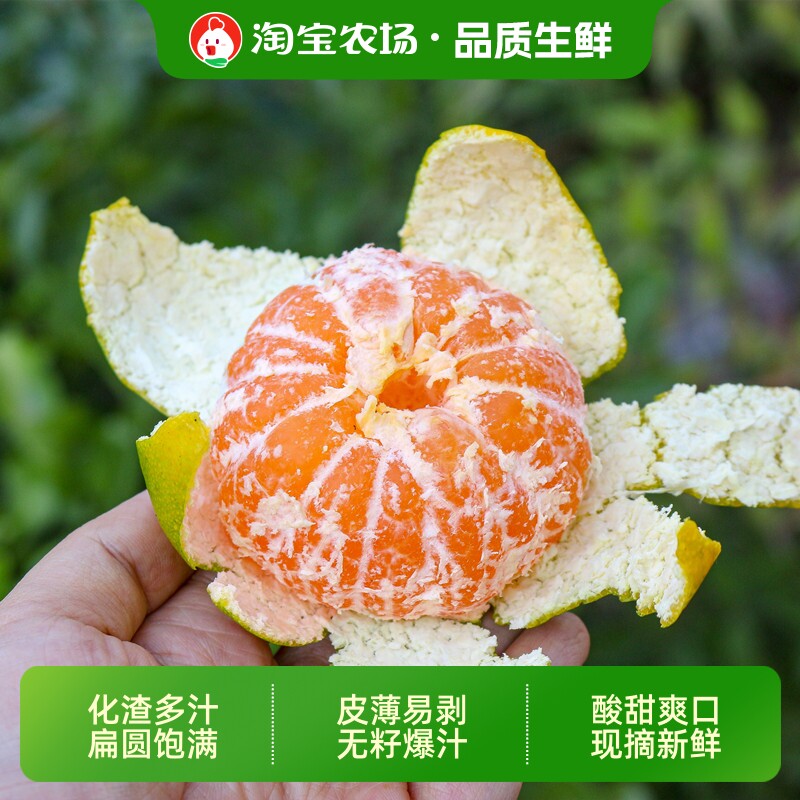 宜昌蜜橘9斤无籽新鲜橘子孕妇水果整箱当季青皮桔子柑橘农场现摘