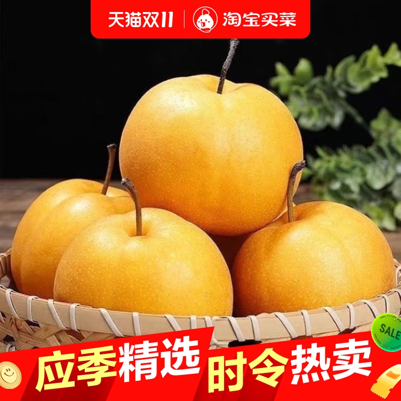 丰水梨黄梨水果梨新鲜现摘新鲜脆甜梨子新鲜现摘脆甜多汁