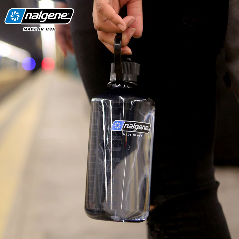 nalgene美国进口运动水壶户外便携男女健身大容量1000ml塑料水杯