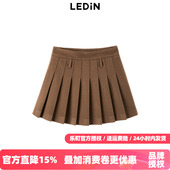 断码 清仓 乐町学院百褶裙女冬季 修身 短裙C2GED4503