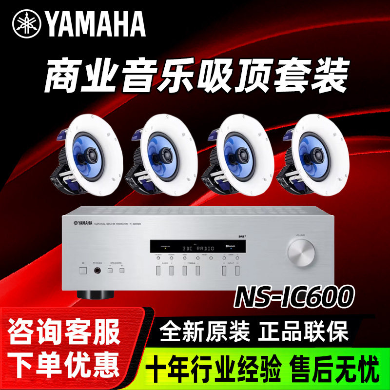 Yamaha/雅马哈 NS-IC600/800吸顶喇叭吸顶音箱家