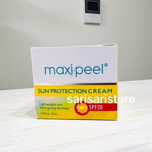 Available Philippine MAXI-PEEL sunblock cream 25g Maxipeel