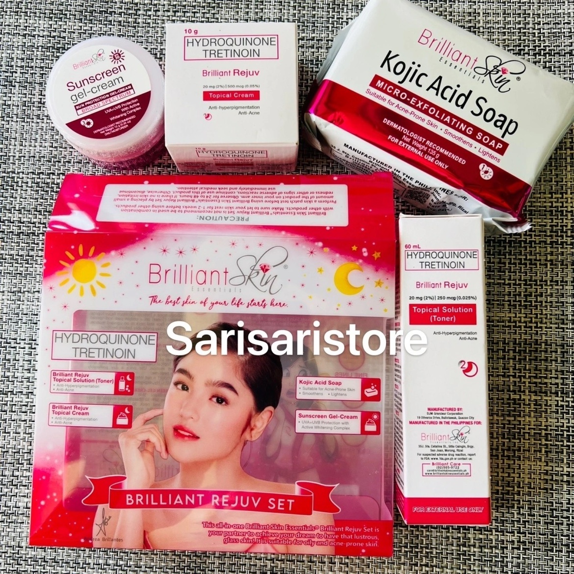 现货Available Brilliant Skin Rejuvenating Facial set护肤套装