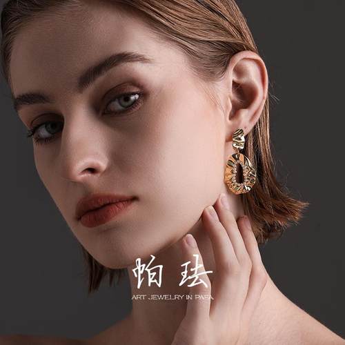 【湖屿】PAFA帕珐设计款珐韵流光耳环