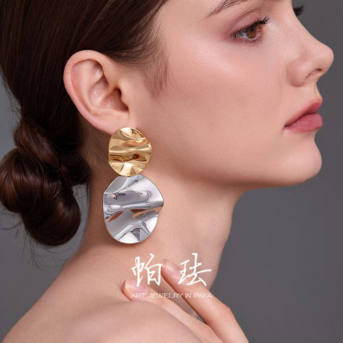 PAFA小众设计无耳洞耳饰防过敏