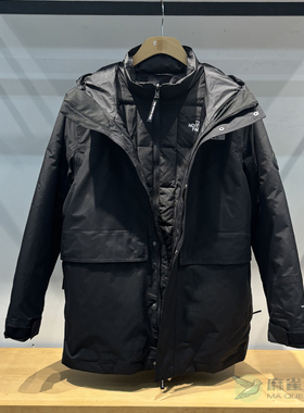 25秋冬新款TheNorthFace北面男防水羽绒内胆三合一冲锋衣外套8FKW