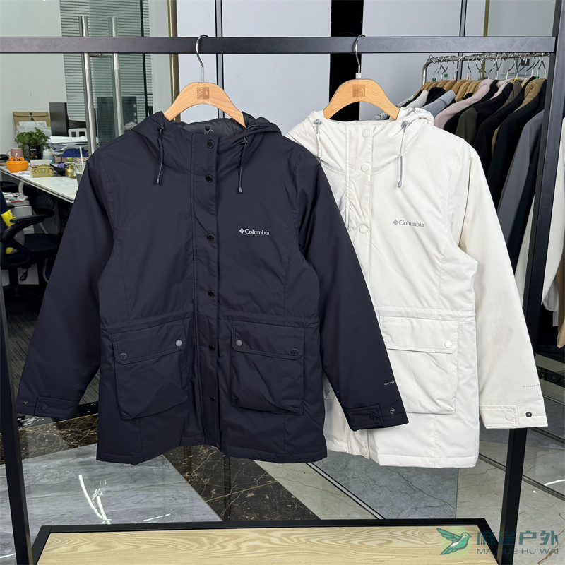 哥伦比亚户外防水热能鹅绒羽绒服