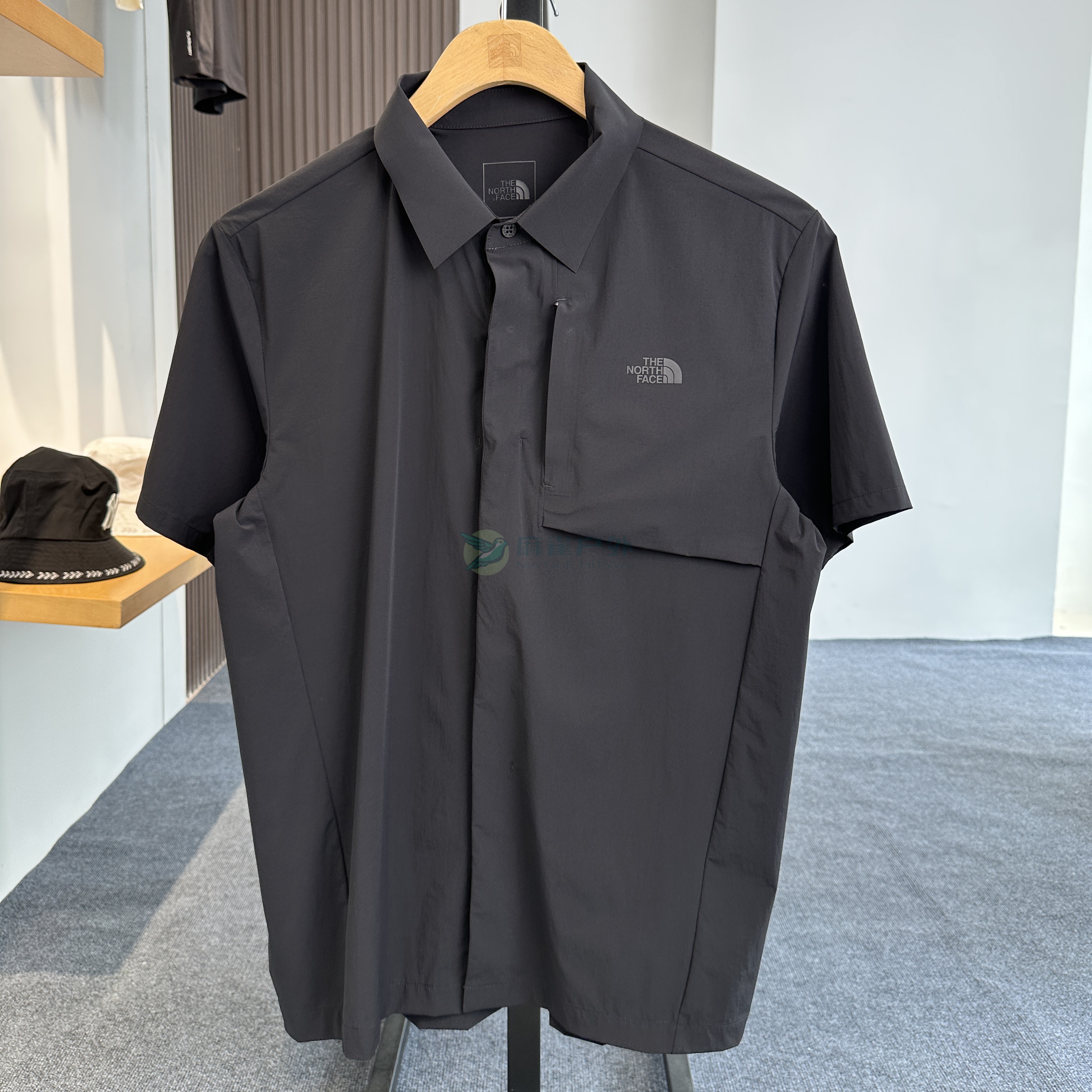 TheNorthFace北面户外男25夏新款Elite凉感透气速干短袖衬衫|8BYP