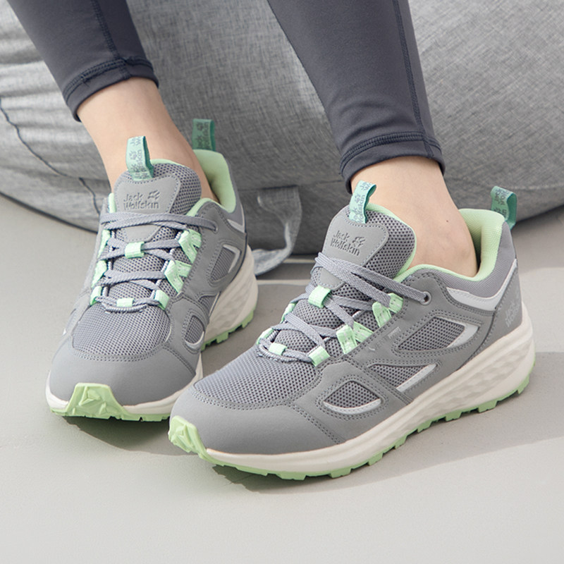 Jackwolfskin狼爪鞋子女士23春夏户外防滑透气轻便徒步鞋4051231