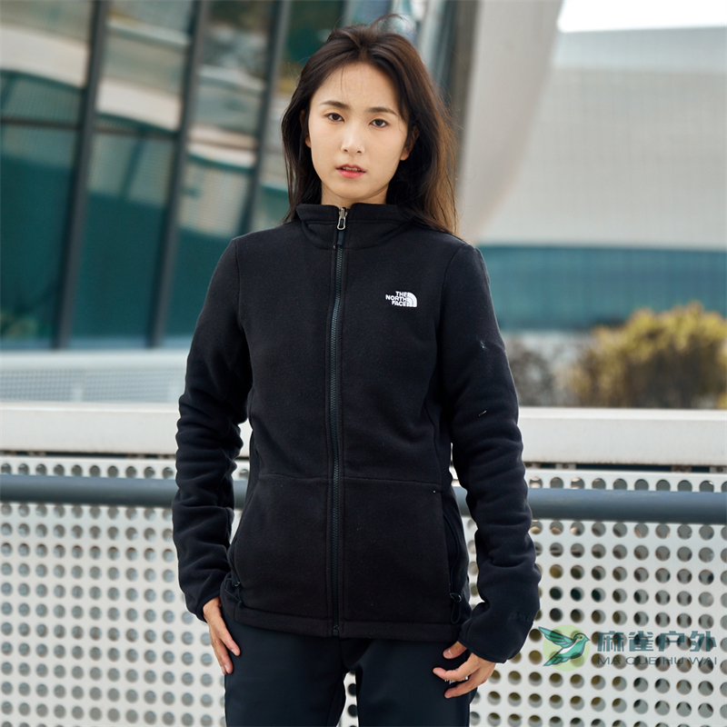 北面户外保暖防风抓绒衣外套女士