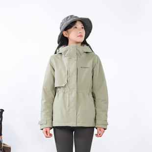 Columbia哥伦比亚户外秋冬款 女士冲锋衣防水夹棉保暖外套XR3802