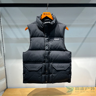 25秋冬新款 Columbia哥伦比亚男650蓬立领羽绒马甲背心外套WE1985