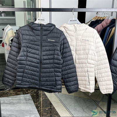 哥伦比亚女士户外防水保暖羽绒服