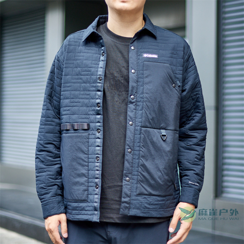 哥伦比亚户外休闲保暖夹克棉服男