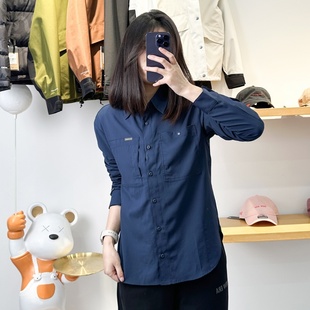 25春夏新款 AP9910 Columbia哥伦比亚女士户外吸湿速干翻领长袖 衬衫
