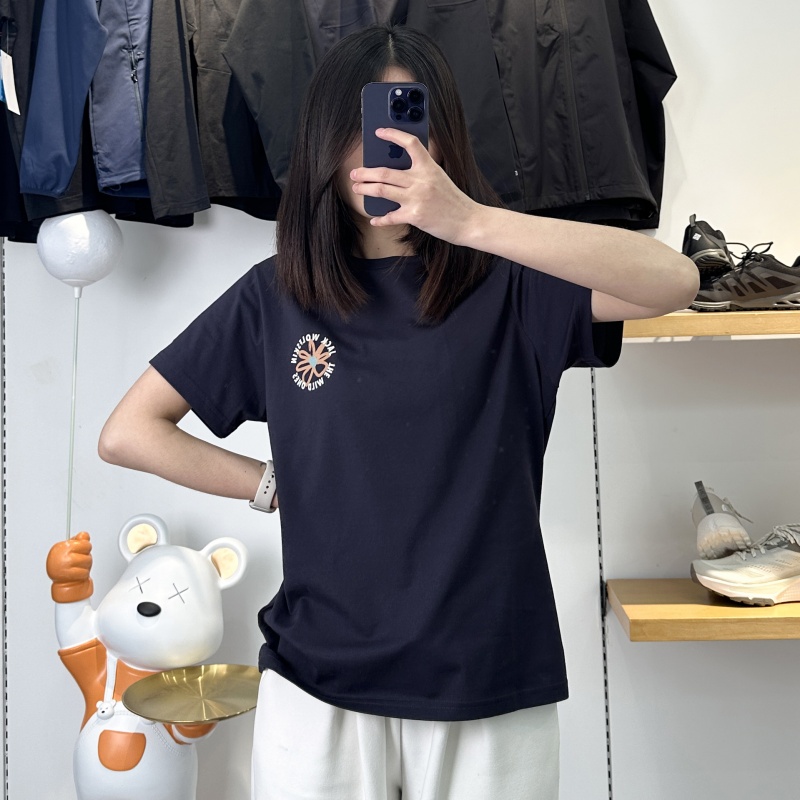 25春夏新款JackWolfskin狼爪女士户外运动休闲圆领短袖T恤 A63707
