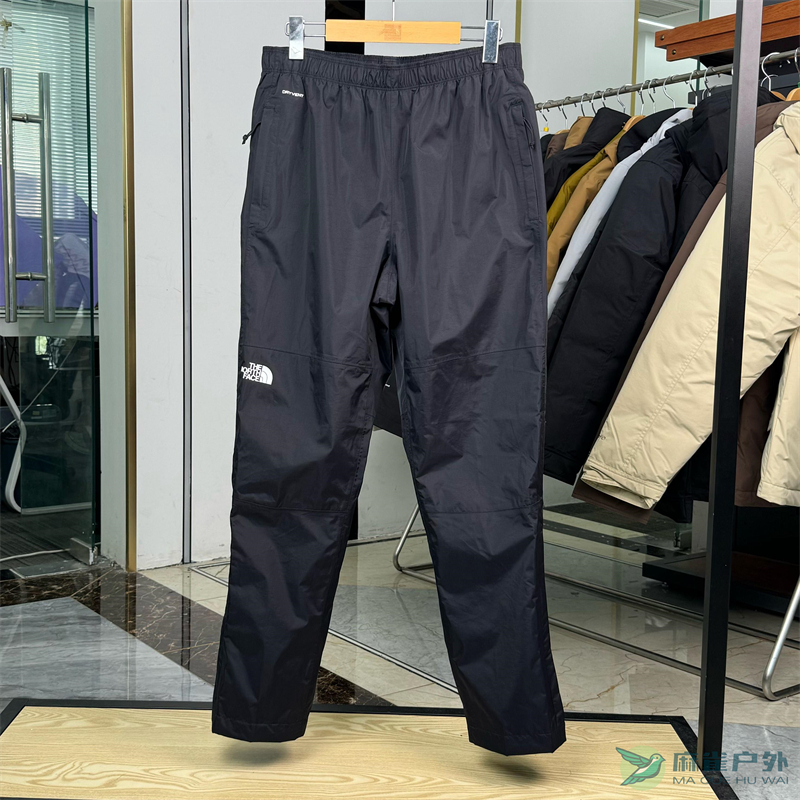 北面戶外透氣寬松防水沖鋒褲男士