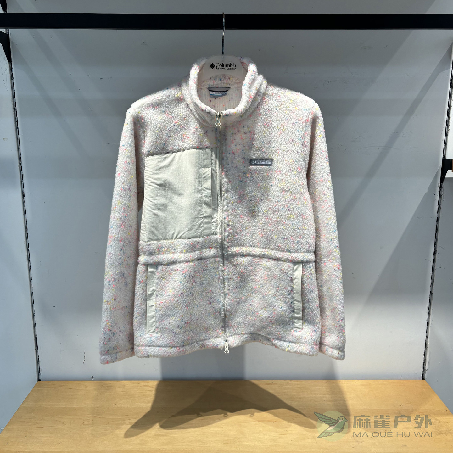 哥伦比亚女士保暖加厚抓绒衣外套