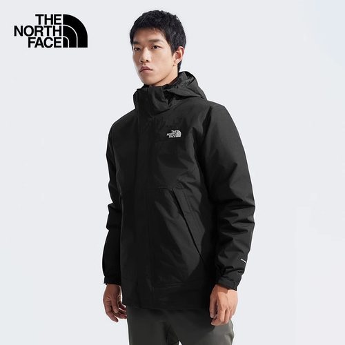 北面户外600蓬羽绒三合一冲锋衣