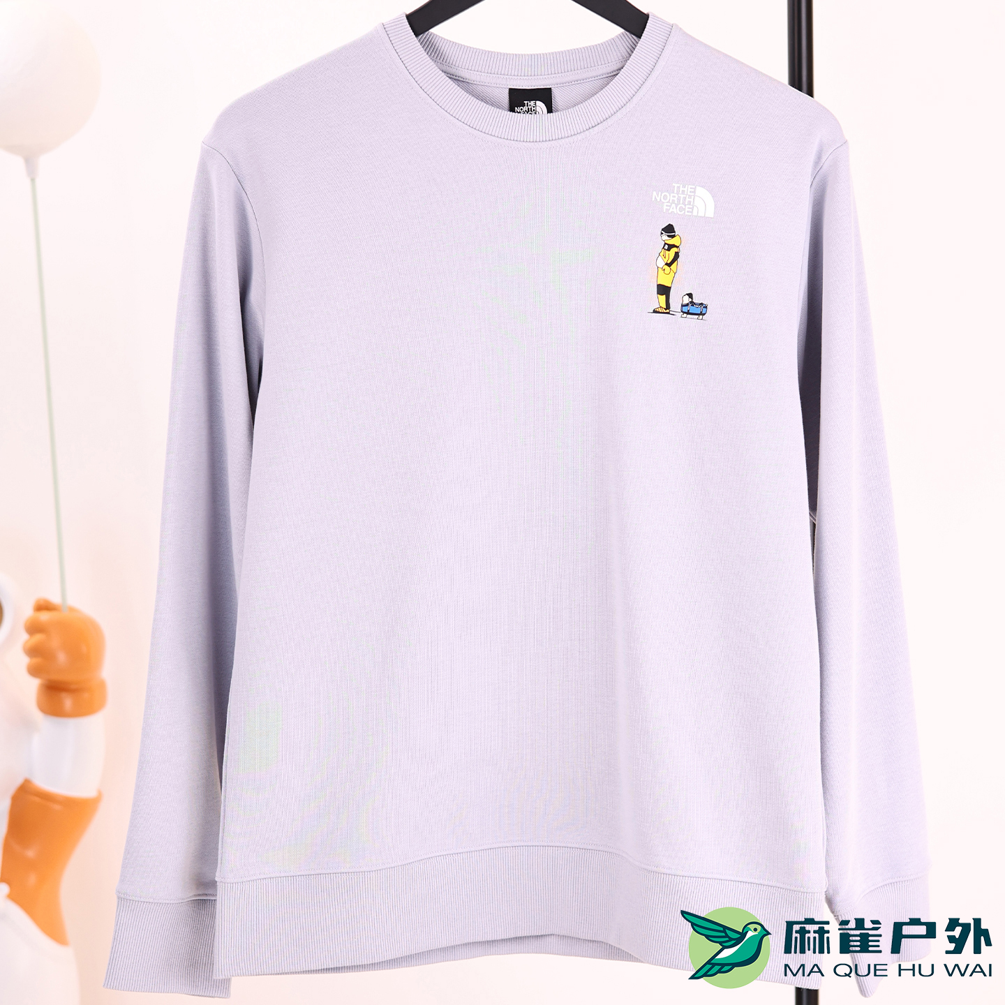 北面男女情侣百搭舒适透气卫衣