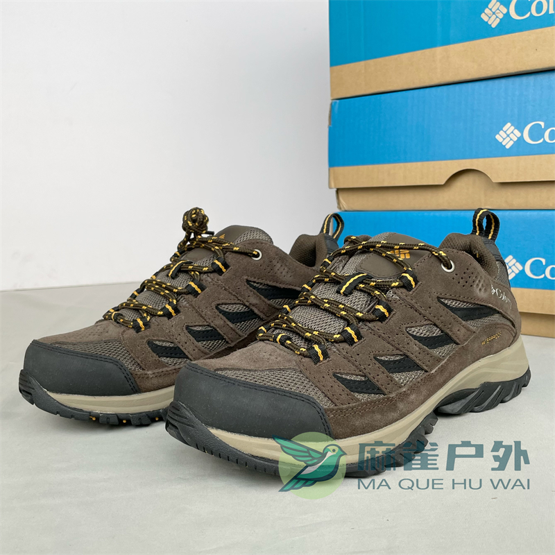 哥伦比亚防水透气登山徒步鞋男士