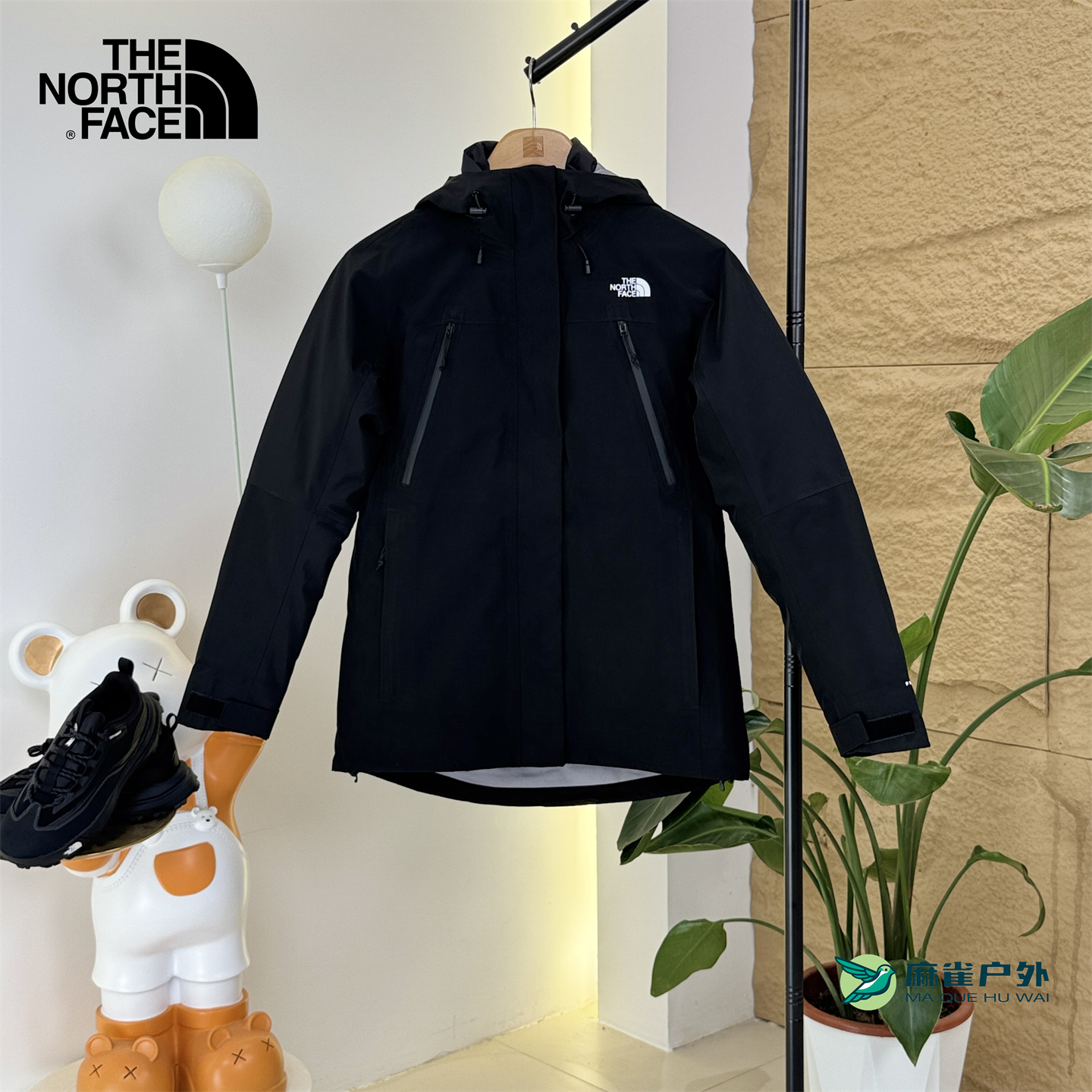 TheNorthFace北面/女子户外保暖Stormpeak羽绒三合一冲锋衣  89X6