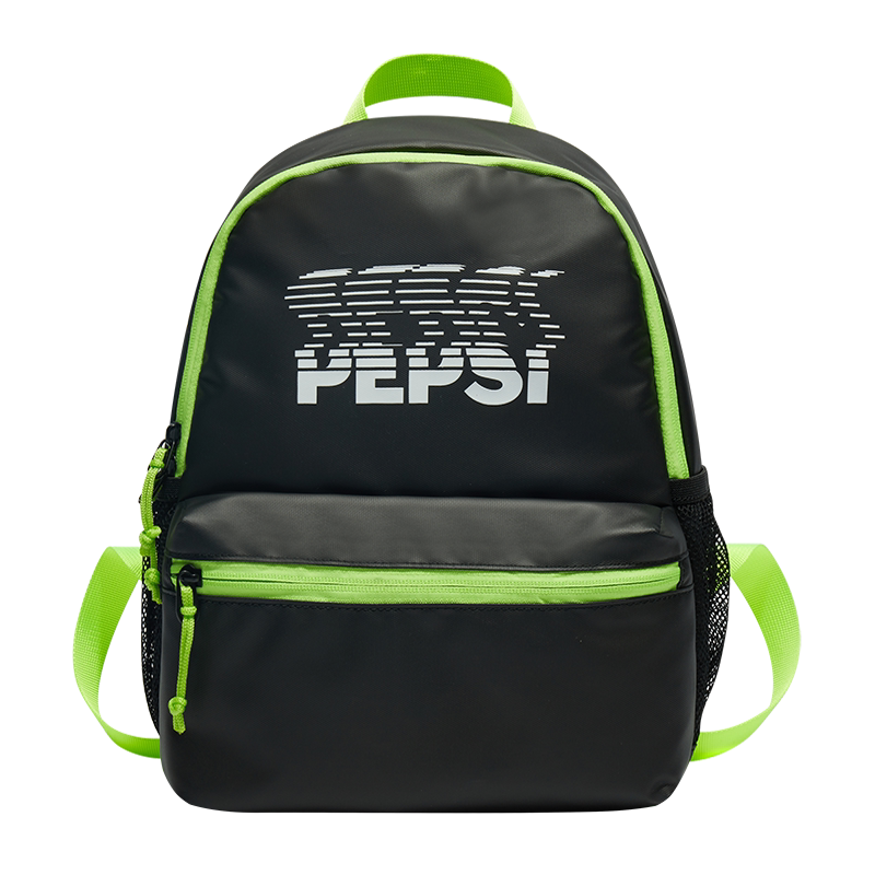 【秋季新款】百事Pepsi包包 霓虹运动潮流黑绿双肩包