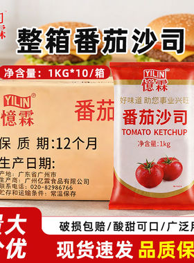 忆霖番茄沙司1kg*10包商用整箱