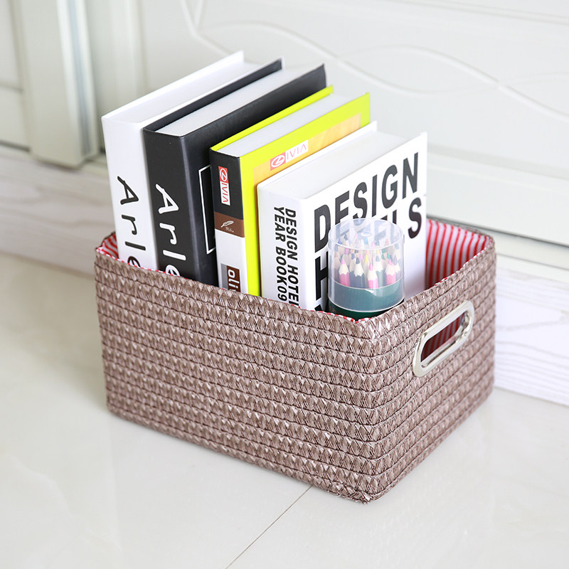 家居编织零食化妆品杂物储物置物整理小篮子盒蓝框日式桌面收纳筐|ruв категории получать отделка, семьи, хранения приборов, коробка для хранения, ящик - от Buy2taobao.com для оказания профессиональной услуги покупки агента Taobao