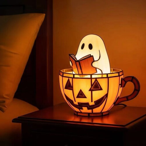 跨境新品 Ghost Bubble Bath Lamp幽灵泡泡浴灯万圣节装饰摆件