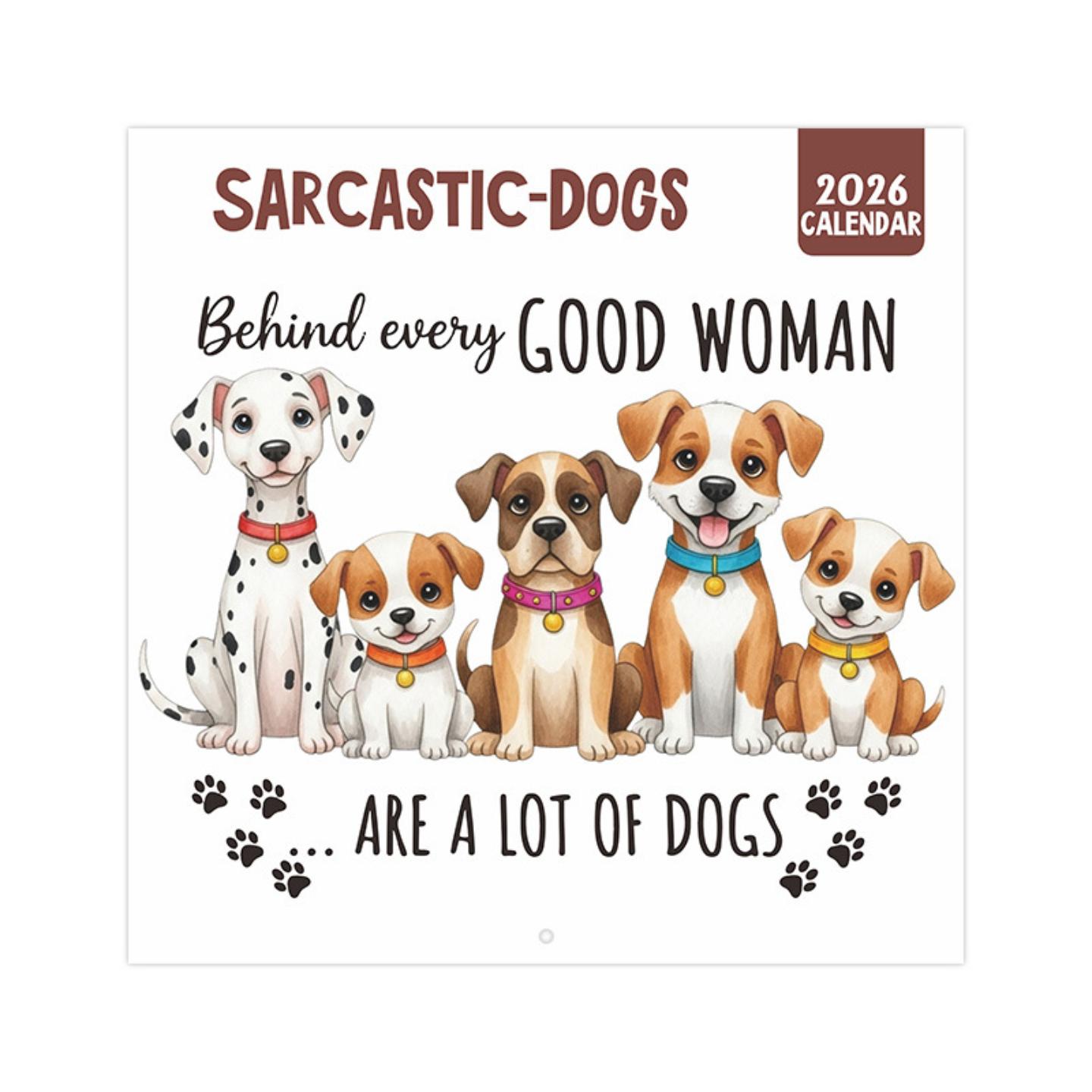 新品SARCASTIC-DOGS2026CALENDAR