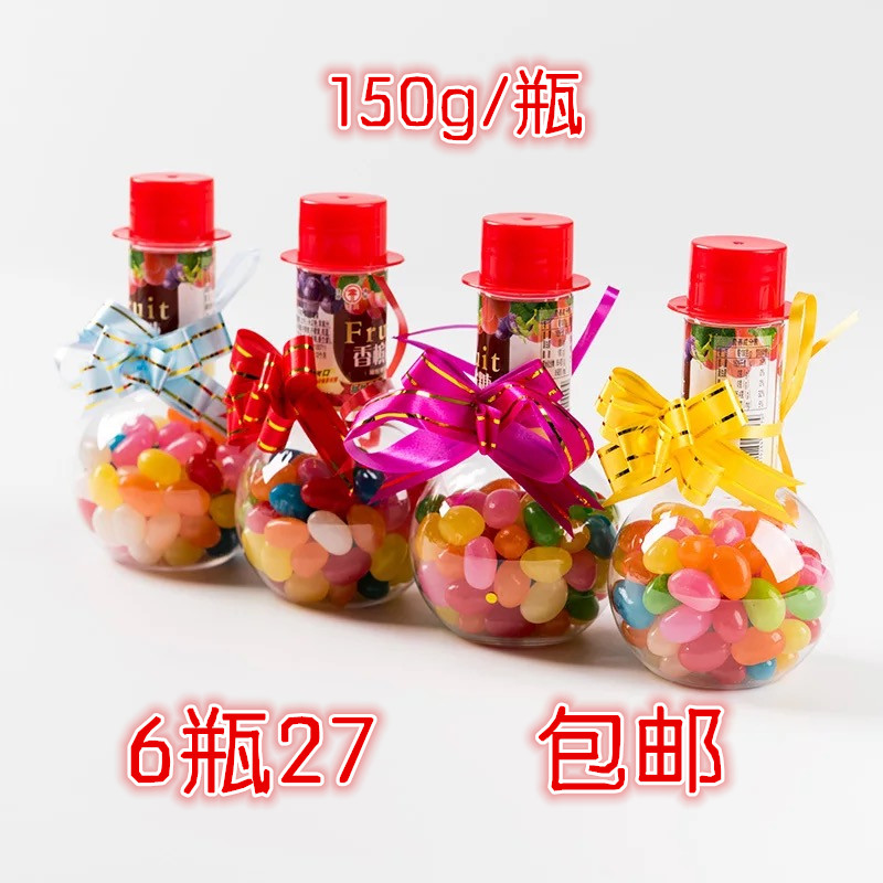 包邮天凤香槟瓶糖150g*6瓶/托 圣诞节儿童零食品礼物创意彩虹糖果|ruв категории закуски/орехи/специальность, конфеты/желе/пудинг, конфеты - от Buy2taobao.com для оказания профессиональной услуги покупки агента Taobao