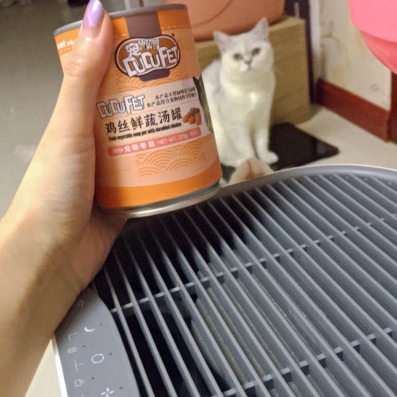宠嘟嘟鸡肉丝猫罐头375g浓汤白肉零食成幼猫猫咪粮主食