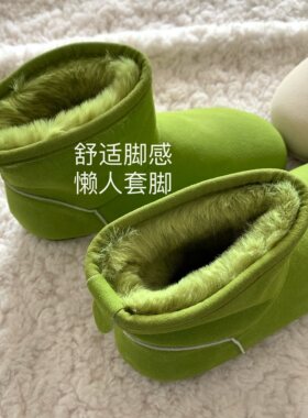 韩版ins女冬季加绒雪地靴